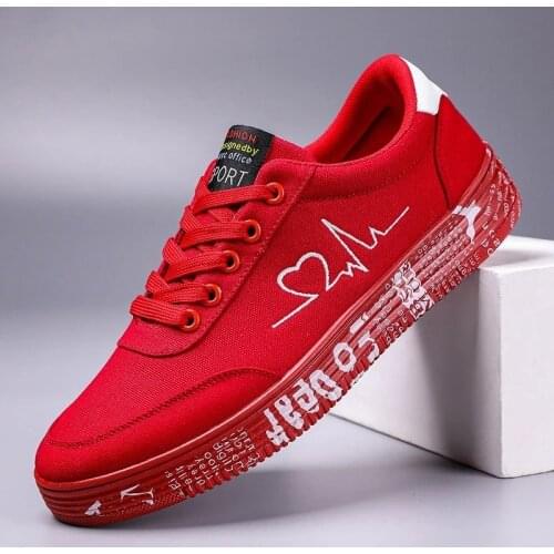 Men Women Vulcanized Shoes Sneakers Platform Casual Shoes Fashion Breathable Canvas Lover Shoes Graffiti Flat Shoes