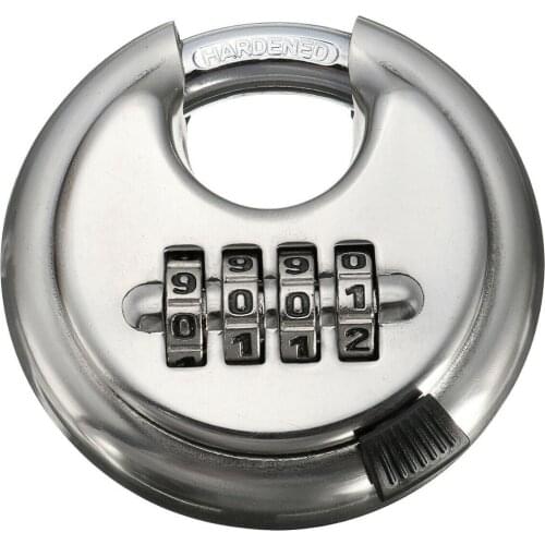 Mayitr 1Pcs Stainless Steel Combination Lock Padlock Steel body Lock For Home Gate Door Warehouse Locks