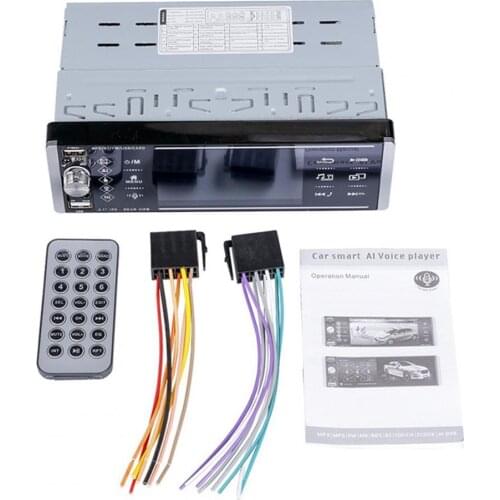 4168AI 4.1inch Car MP5 Player Bluetooth-compatible Hands-free Voice Control USB Quick Charging Player for Vehicles