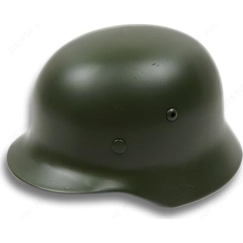 WWII WW2 GERMAN ELITE WH ARMY M35 M1935 STEEL HELMET GREEN Military War Reenactments