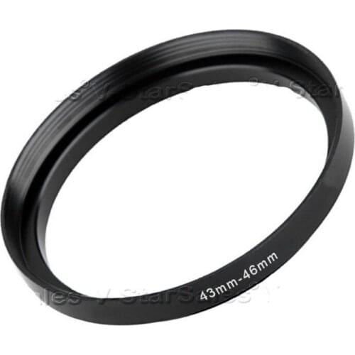 20pcs 43mm to 46mm 43-46 43-46mm 43mm-46mm Stepping Step Up Filter Ring Adapter