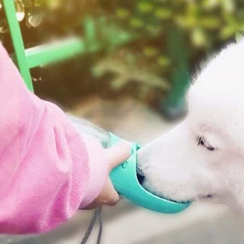 350ML/550ML Portable Dog Water Bottle Small Large Dogs Outdoor Walking Puppy Pet Travel Water Bottle Cat Drinking Bowl Product