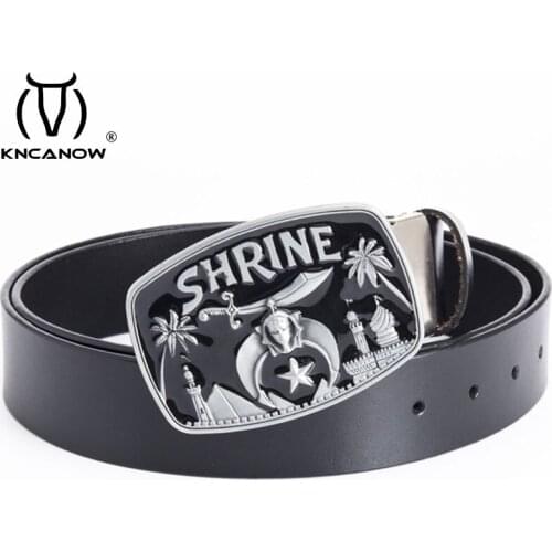 Women Belts Luxury Brand Made Of Whole Cow Leather Shrine Buckle Men Black Punk Denim Dress Strap Western Cowgirl Aesthetic Belt