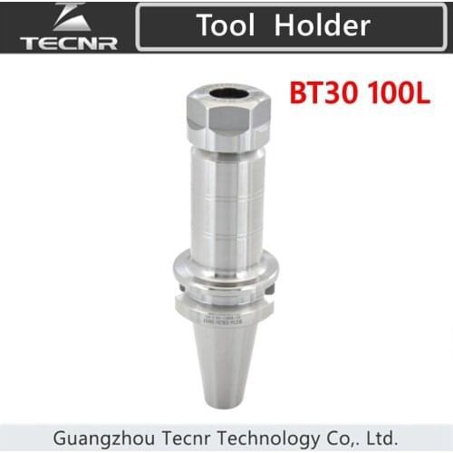Precision 0.005mm BT30 Knife Shank ER11 ER16 ER20 ER25 ER32 100L Stainless Steel With Pull Stud For CNC machining Center