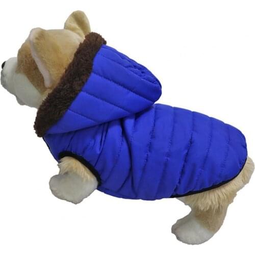 Dog Hoodie Sloid Color Warm Puppy Coat Dog Clothes Fashion Pet Hoodies Costume Fashion Thick Pet Clothes Autumn Warm Clothing