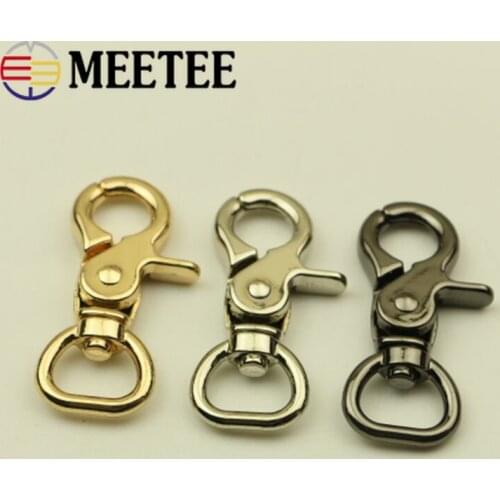 5/10pcs 12/16mm Metal Strap Buckles for Bags Dog Collar Lobster Clasps Swivel Snap Hooks DIY Keychain Sewing Leather Accessories