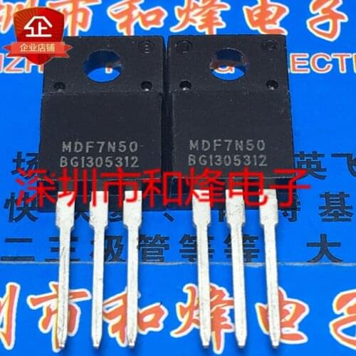 10PCS MDF7N50 TO-220F