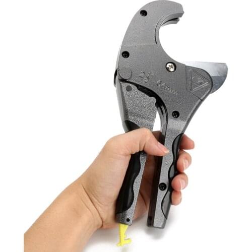 20-63mm Pipe Cutter PVC PU PP-P PE Plastic Aluminum Alloy Body Stainless Steel Blade Scissors Cut With Ratchet Gear Easy