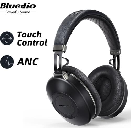 Bluedio H2, Wireless Headphones, ANC, Wireless Headset, HIFI, Step Counting, SD-Card Slot, Bluetooth-compatible, Cloud, APP