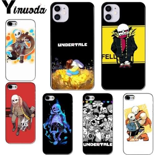 Yinuoda undertale papyrus sans doggo Phone Case For iPhone5 5s SE X XS MAX 8 7 6 6S Plus XR 11 11pro promax 12 12Pro Promax