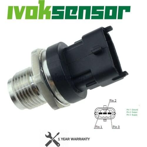 1800 Bar Fuel Rail High Pressure Sensor Common Injection 0281006112 0281006325 0281002846 0281002937 For Cummins IVECO DAF MAN
