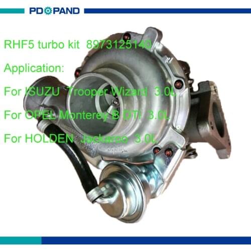 Motor supercharger part RHF5 compressor turbine for ISUZU OPEL Monterey B 3.0L 114HP 8972503640 8971371093 8971371094 8971371095
