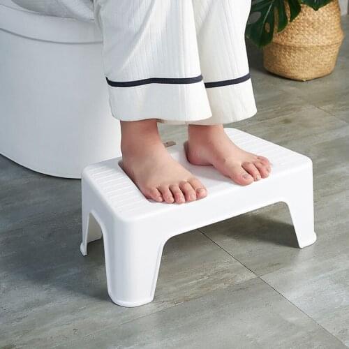 Sell hot Bathroom Squatty Potty Toilet Stool Children Pregnant Woman Seat Toilet Foot Stool Office home massage non-slip stool
