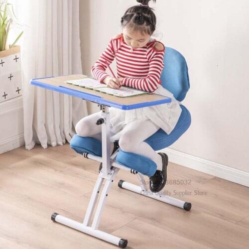 Adjustable Desktop Tablet Training Chair With Writing Board Adjustable Height Angle Lifting Chair With Mesh Backrest bear 150kg