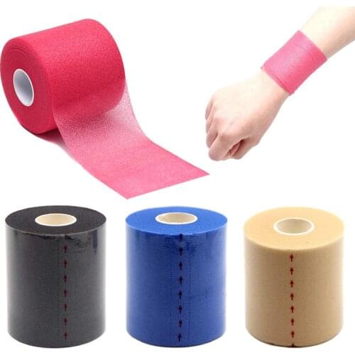 3pcs/lot 7cmx27M Foam Underwrap Bandage Pre-Wrap Sports Tape for Athletic Elbow Knees Ankles Latex Free 7Colors Kinesiology Tape