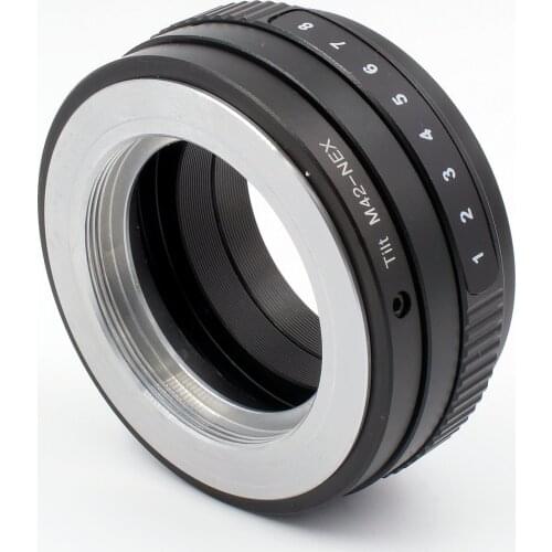 M42-NEX Tilt Adapter For M42 Screw Lens to Sony E Mount Camera A6000 A5100 A6300 NEX-5 NEX-7 A7 A9