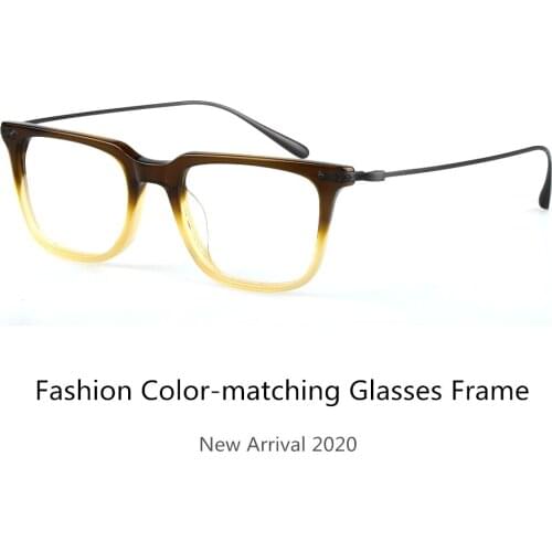New Pure Titanium Eyeglasses Lightweight Vintage Square Glasses Frame Men NDG Women Spectacles Optical Computer Oculos De Grau