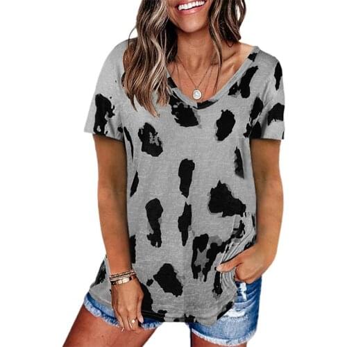 50% Wholesales Ladies Shirt Colorful Soft Round Collar Short Sleeve T-Shirt for Girl