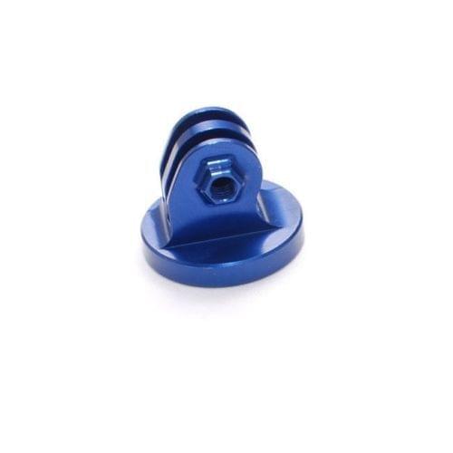 Pro GoTough Camera Tripod Adapter with Blue Aluminum Metal Tripod Mount for GoPro HD Hero, Hero2, Hero3/3+ and Hero4 Cameras