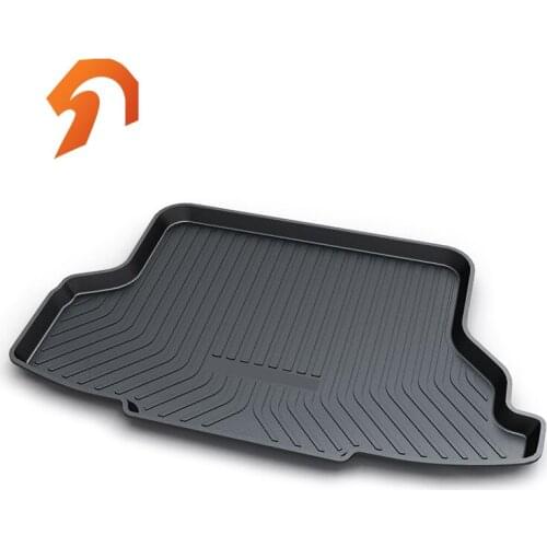 Rubber Rear Trunk Cover Cargo Liner Trunk Tray Floor Mats For Honda Honda CITY 2014-2018 Carpet Liner Mats