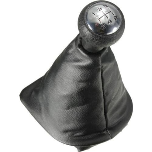Gear Shift Knob With Leather Cover 5 Speed ​​Manual For Peugeot 301 307 308 407 3008 / Citroen C2 C4 Saxo XSARA
