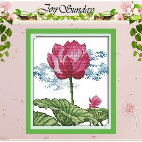 The Dream Lotus Counted Cross Stitch 11CT 14CT Cross Stitch Sets Wholesale Chinese Cross-stitch Kits Embroidery Needlework