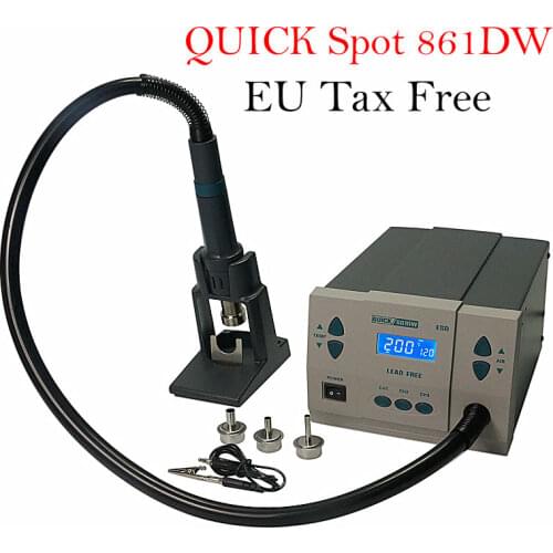 Hot Air Rework Station Soldering Station QUICK 861DW for Repairing Mobile Phone and Chip Tax Free EU