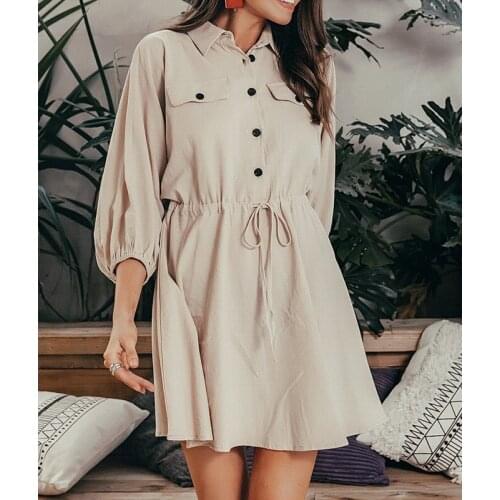 Thinkingfish Summer Linen Dresses