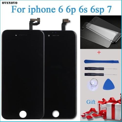 AAA+++ Quality 100% Good Working LCD Touch Screen Glass Digitizer Display Assembly For iPhone 6 6S 7 Plus Free Shipping +Gifts