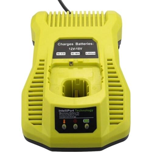 12V-18V Battery Charger P117 P118 For Ryobi Nicd Nimh Lithium Battery P100 P101 P102 P103 P105 P107 P108 P200 1400670 Power Tool