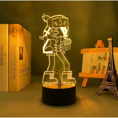 3d Led Lamp Game Friday Night Funkin Ruv Figure for Kids Bedroom Decorative Light Child Birthday Gift Desk Led Night Light FNF