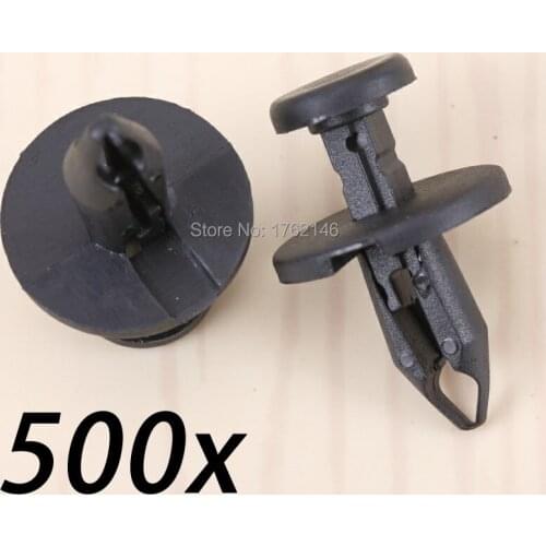 500PCS Side Radiator Shield Fender Liner Clip Retainer 6506132AA For Chrysler 300 Dodge Magnum Challenger R/T SRT SXT Jeep