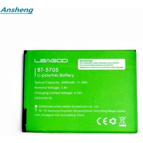 Ansheng High Quality 3000mAh BT-5705 battery for LEAGOO M9 Pro Smartphone