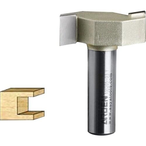 Embouts routeur Woodworking Tools "T" Type Slotting Arden Router Bit - 1/4*3/32 - 1/4" Shank - Arden A1602014