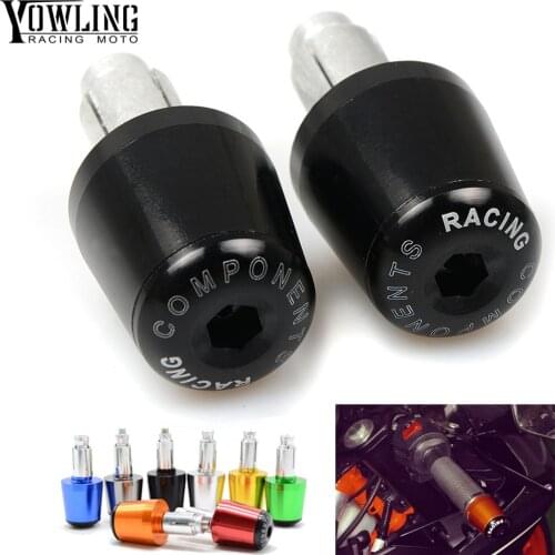 For 22mm 8 color Universal motor Handlebars Grips counterweight For Kawasaki ninja zx6r zx9r zx12r z800 z1000 z750 Z250 ER6N/F