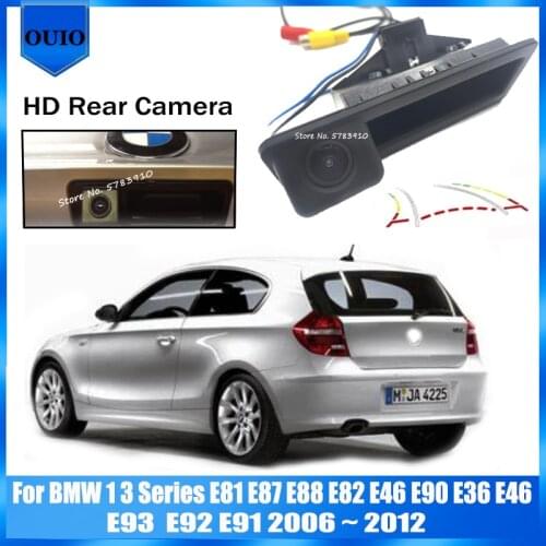 HD rear view camera For BMW 1 3 Series E81 E87 E88 E82 E46 E90 E36 E46 E93 E92 E91 2006 ~ 2012 Backup Parking Reversing Camera