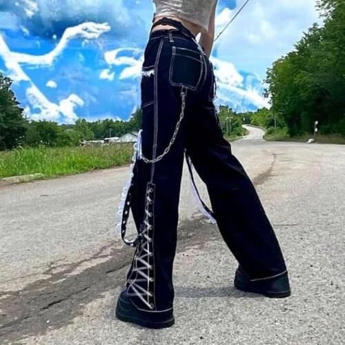 Miss Thalia Women's Straight Jeans