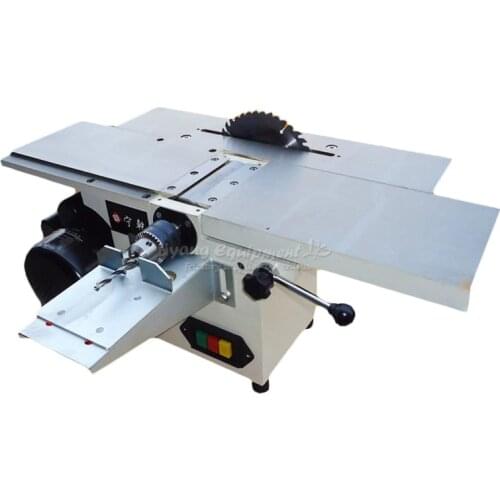 Multifunctional wood planer Q10086 with saw drilling planing cutting grinding woodworking machine