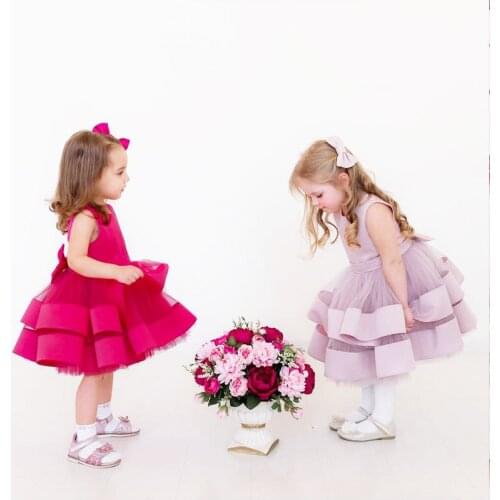 2021 Fashion Baby Girls Dress Princess Dress Girl Clothes Tutu Evening Dress For Girls Wedding Party Dress Vestidos 0-5 Age