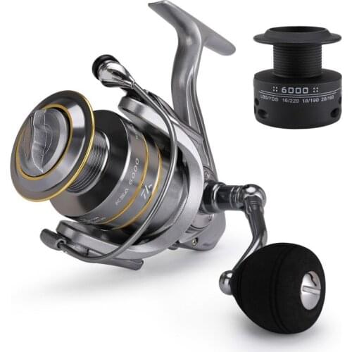 Spinning Fishing Reel Peche 8KG Max Drag Fishing Wheel 1000-7000 Series 5.5:1 Gear Ratio for Bass Fishing Coil Molinete De Pesca