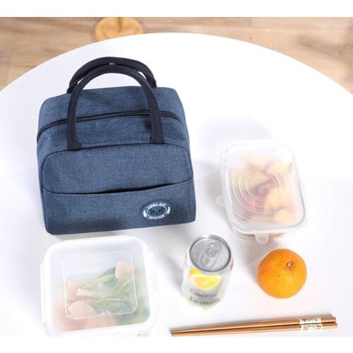 Family Outdoor Lunch Bag Large-capacity Warmth Small Portable Heat Preservation Refrigerated Lunch Box Picnic Food Storage Bag