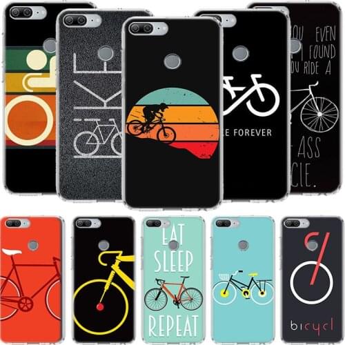 Bicycle Bike Sport Coqu Black Phone Case For Huawei Honor 20 10 20i 10i 9 9X 8A 8S 8X 7X 7A Y9 Y7 Y6 Y5 Lite Pro V20 V30 Shell C