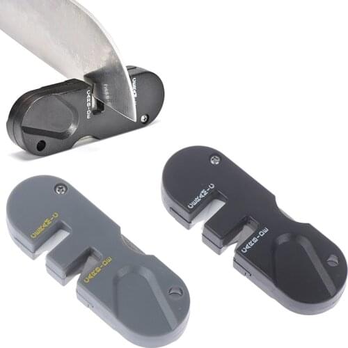 Tungsten Ceramic Carbide Knife Scissor Sharpen Fish Whetstone Sharpener Pocket Diamond Tool outdoor multi Hook Camp Multipurpose