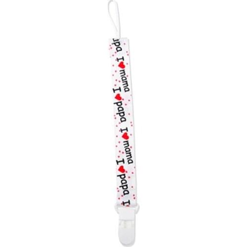 Baby Pacifier Clip Dummy Holder Soother Chain Drop-resistant Buckle Strap BX0D