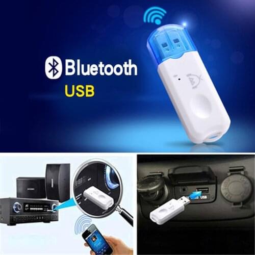 1pcs Bluetooth V2.1 Audio Receiver USB Bluetooth Adapter Plug And Play Car Speaker Bluetooth Call Stereo Adapters Converters
