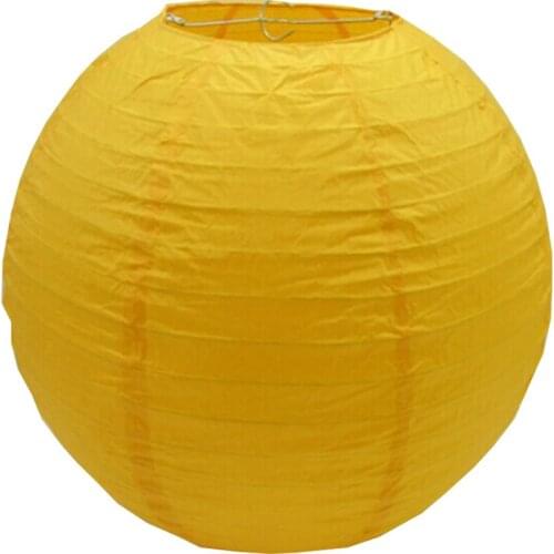 10pcs orange yellow Chinese Paper Lantern hanging decoration