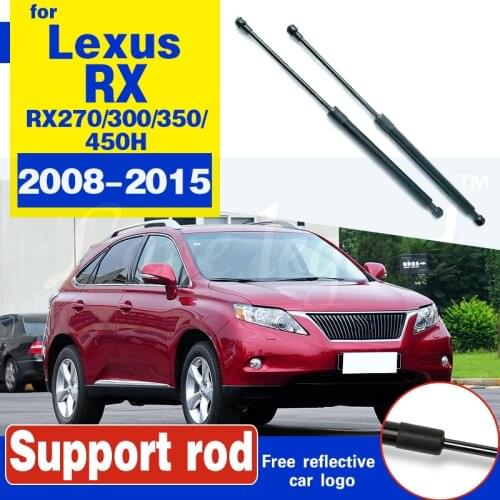 2Pcs Bonnet Hood Lift Supports Shock Gas Struts For LEXUS RX RX270 RX300 RX350 RX450H 2008-2015 Hood Struts Gas Spring Bracket