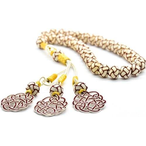 Rosary 1000k Silver Hand braid Trabzon Kazaziye Silver Rosary (Tasbih)