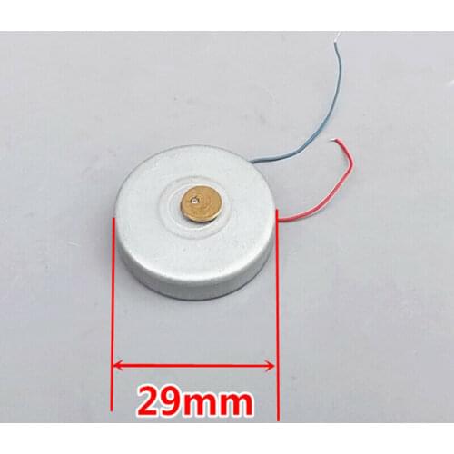 DC 3.7V Flat Ultra-thin Vibrator Mini Micro 29mm Vibration Motor Strong Magnetic DC Motor 1.5V-3.7V 1.5A DIY Vibration Massager