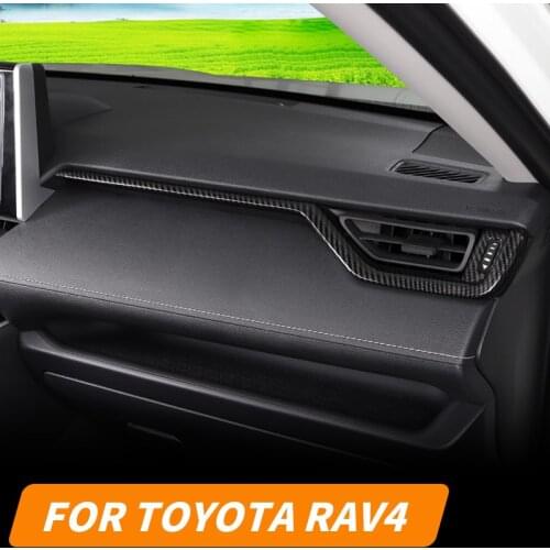 Central control instrument panel trim strip air outlet decoration modification accessories for Toyota RAV4 2020 2021